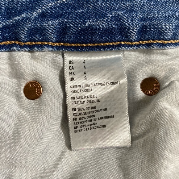 American Eagle Outfitters Blue Denim Waistband - Picture 4 of 5